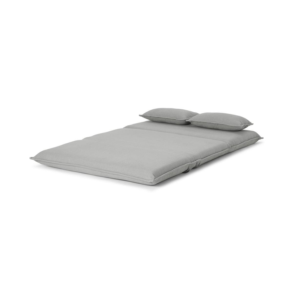 Bria Click Clack Fold Out Double Sofa Bed, Glacier Grey Weave – image 9