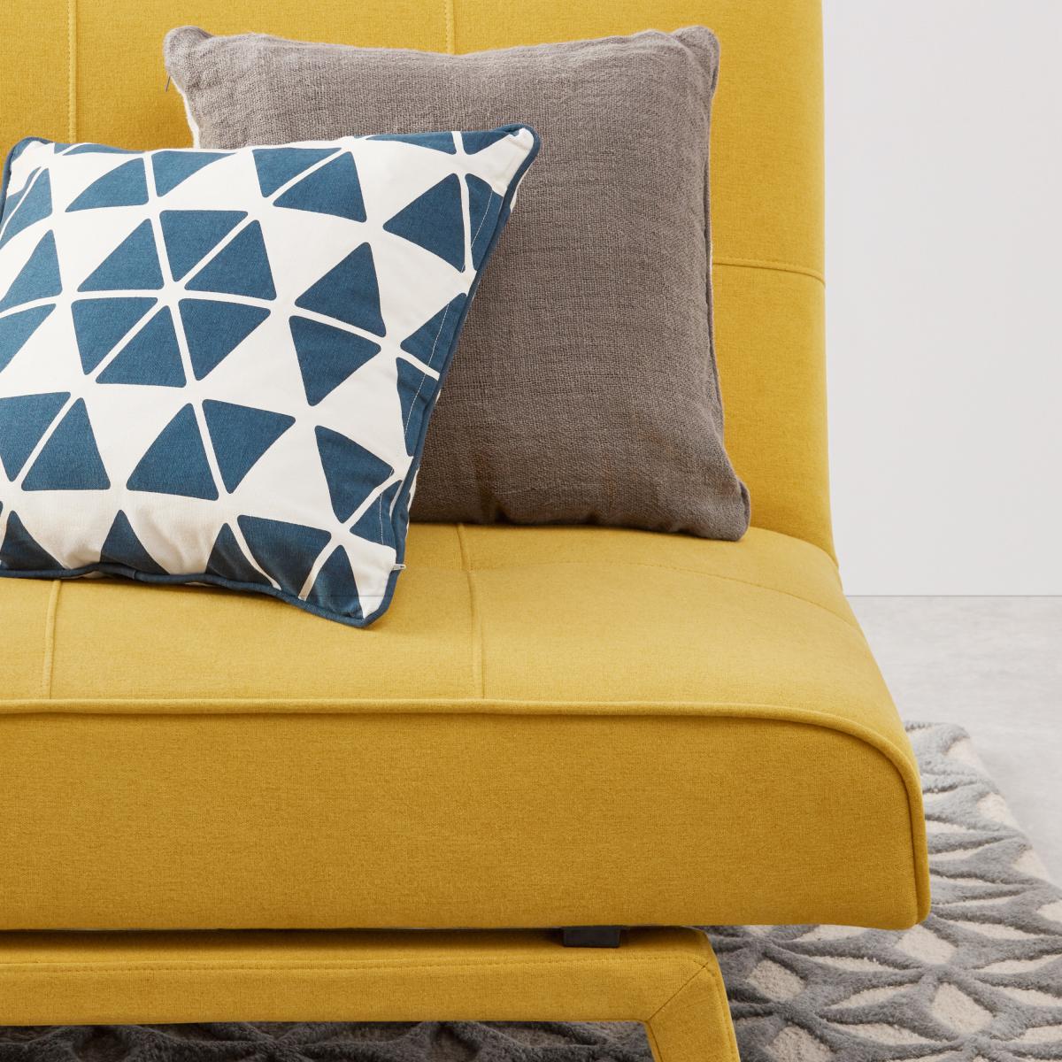 Yoko Click Clack Sofa Bed, Butter Yellow Fabric – image 15