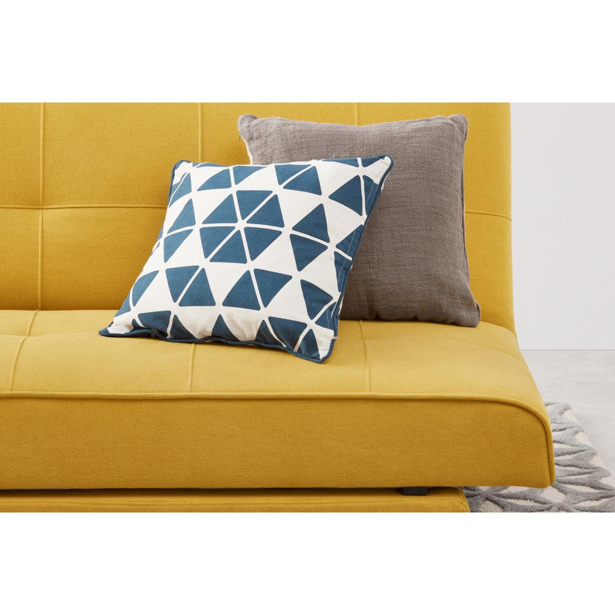 Yoko Click Clack Sofa Bed, Butter Yellow Fabric – image 7
