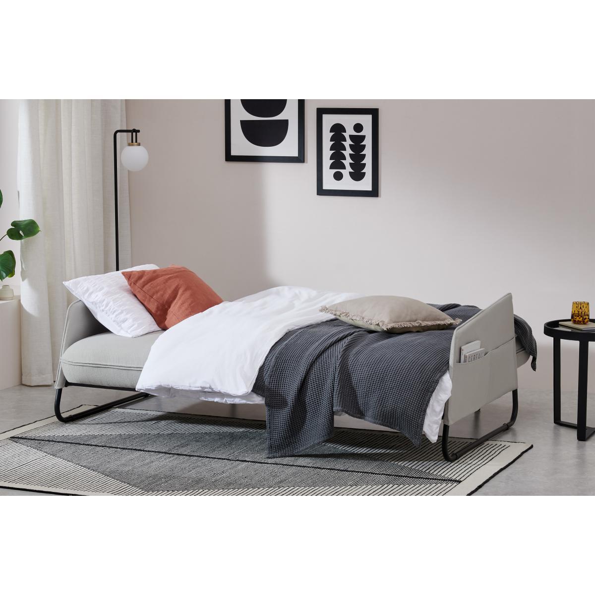 Emil Click Clack Sofa Bed, Biscotti Weave – image 5