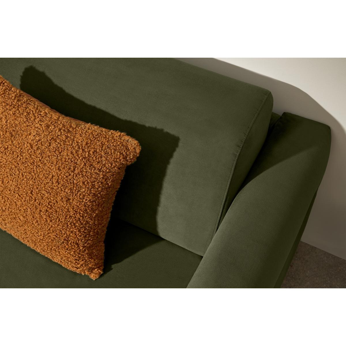Selia 3 Seater Sofa Bed with Pocket Sprung Mattress, Highland Green Velvet – image 6