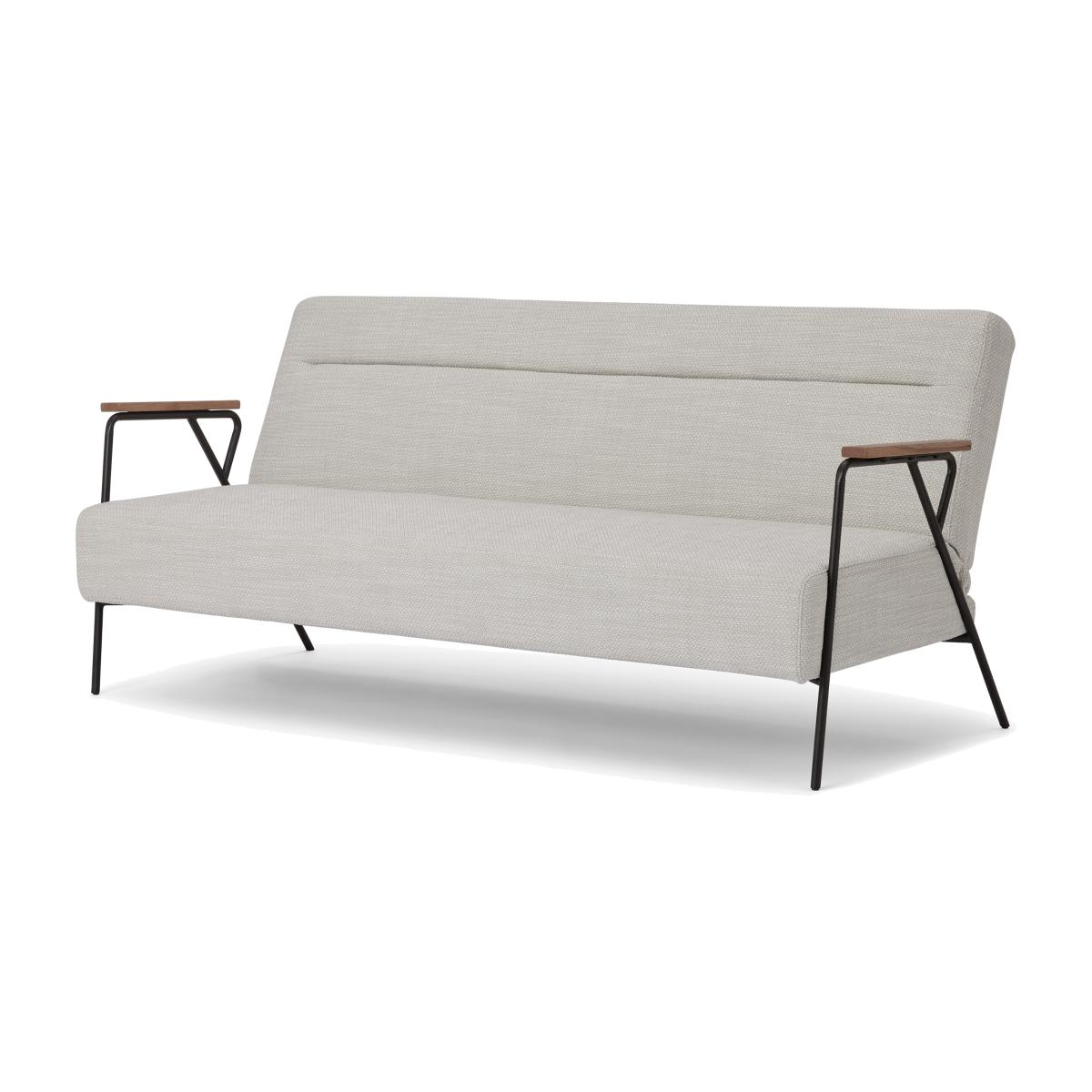 Merle Click Clack Sofa Bed, Ecru Loop Textured Boucle – image 1