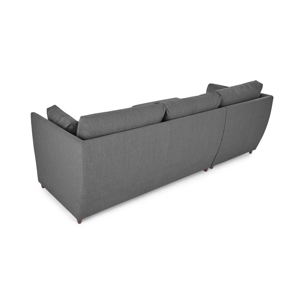 Milner Left Hand Facing Corner Storage Sofa Bed with Memory Foam Mattress, Night Grey   – image 6
