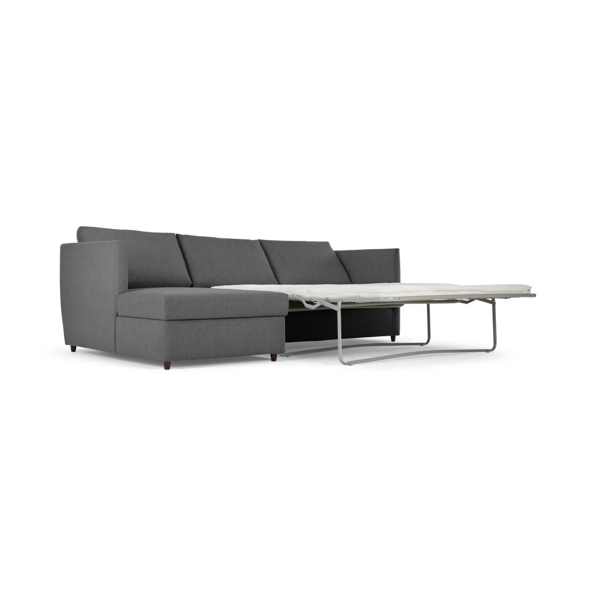 Milner Left Hand Facing Corner Storage Sofa Bed with Memory Foam Mattress, Night Grey   – image 8