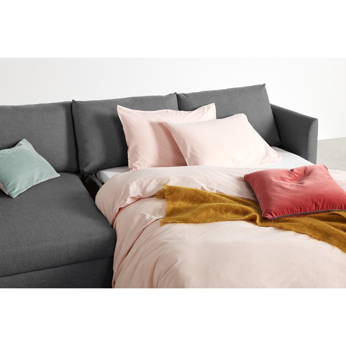 Milner Left Hand Facing Corner Storage Sofa Bed with Memory Foam Mattress, Night Grey   – image 10