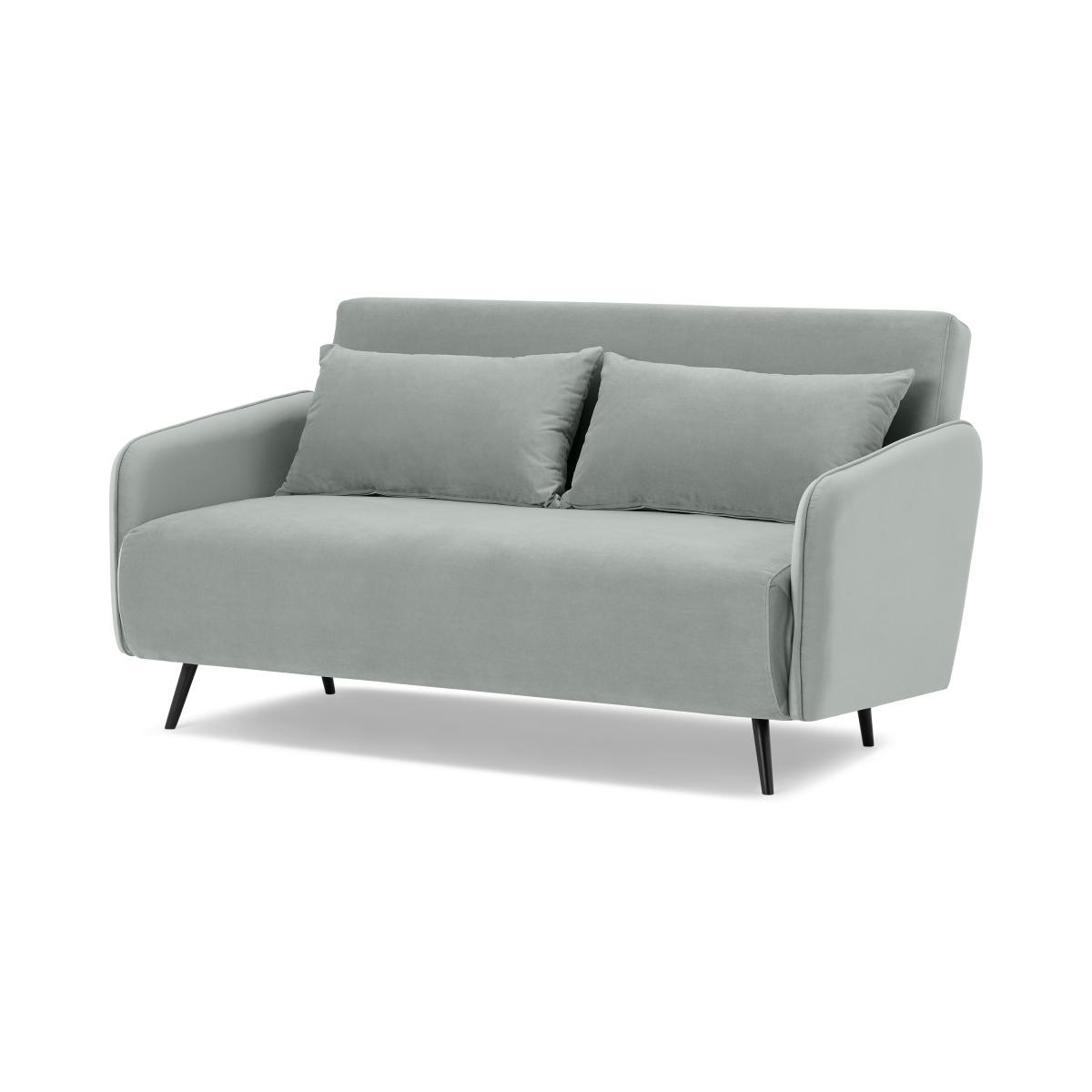 Hettie Large Double Sofa Bed, Ice Blue Velvet – image 3