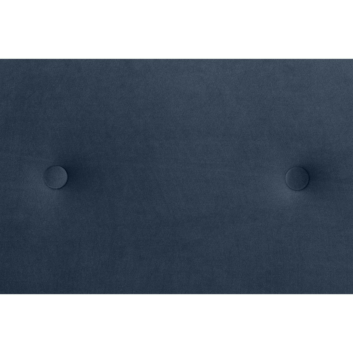 Elvi Left Hand Facing Chaise End Click Clack Sofa Bed, Sapphire Blue Velvet – image 10