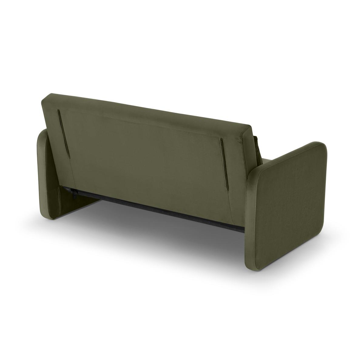 Vinnie Large Double Sofa Bed, Sycamore Green Velvet – image 8