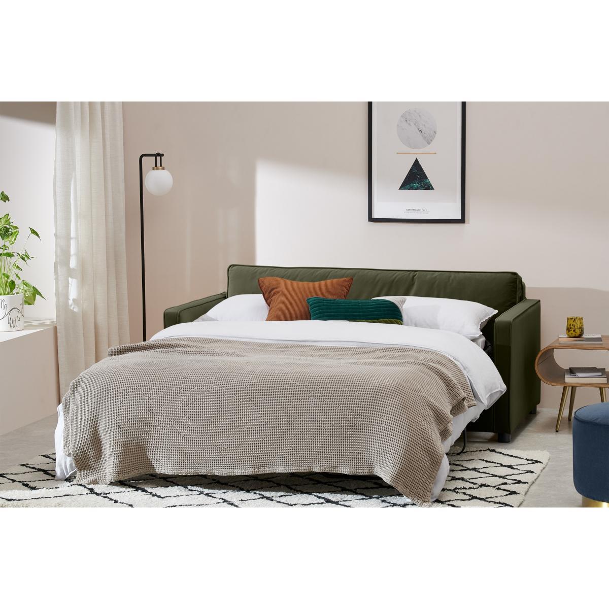 Brody Sofa Bed, Pistachio Green Recycled Velvet – image 5