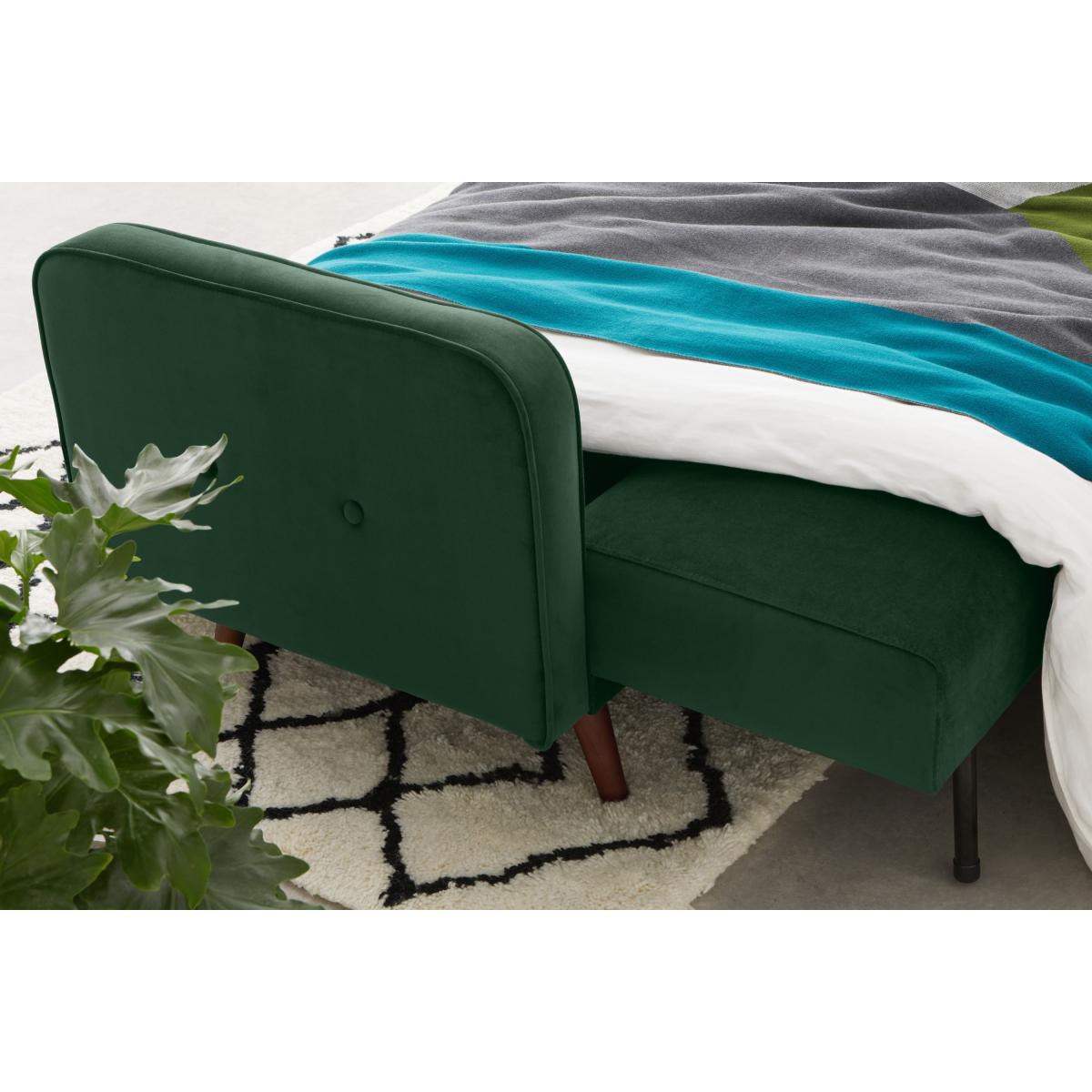 Chou Click Clack Sofa Bed, Moss Green Velvet – image 8