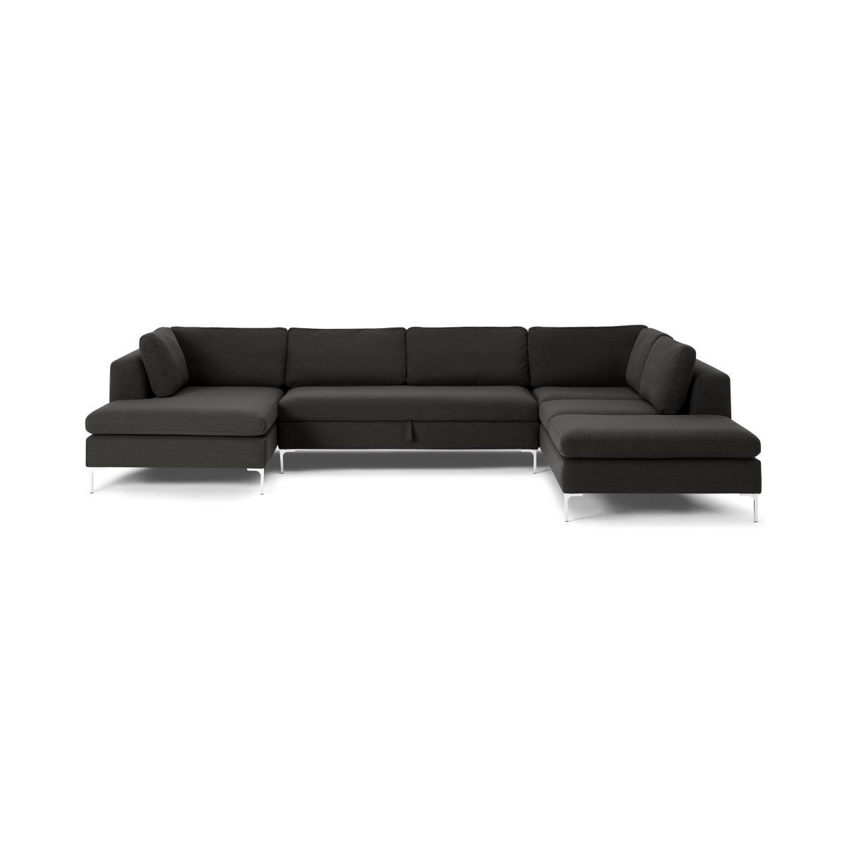Monterosso Right Hand Facing Horseshoe Corner Sofa Bed, Oyster Grey – image 2
