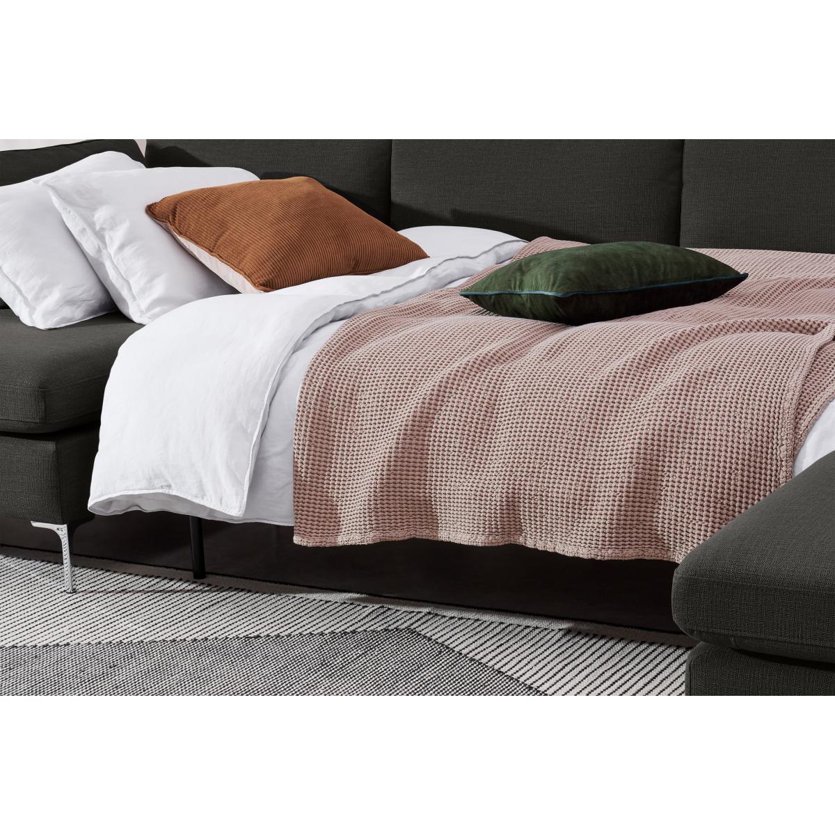 Monterosso Right Hand Facing Horseshoe Corner Sofa Bed, Oyster Grey – image 8