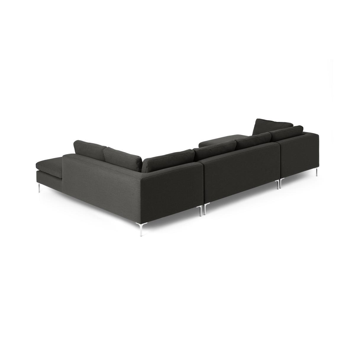Monterosso Right Hand Facing Horseshoe Corner Sofa Bed, Oyster Grey – image 10