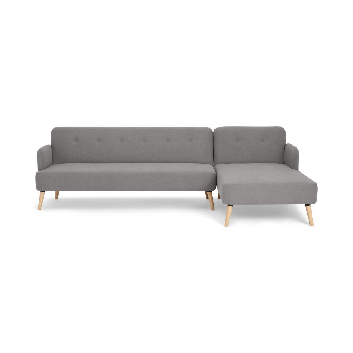 Elvi Right Hand Facing Chaise End Click Clack Sofa Bed, Marshmallow Grey – image 2
