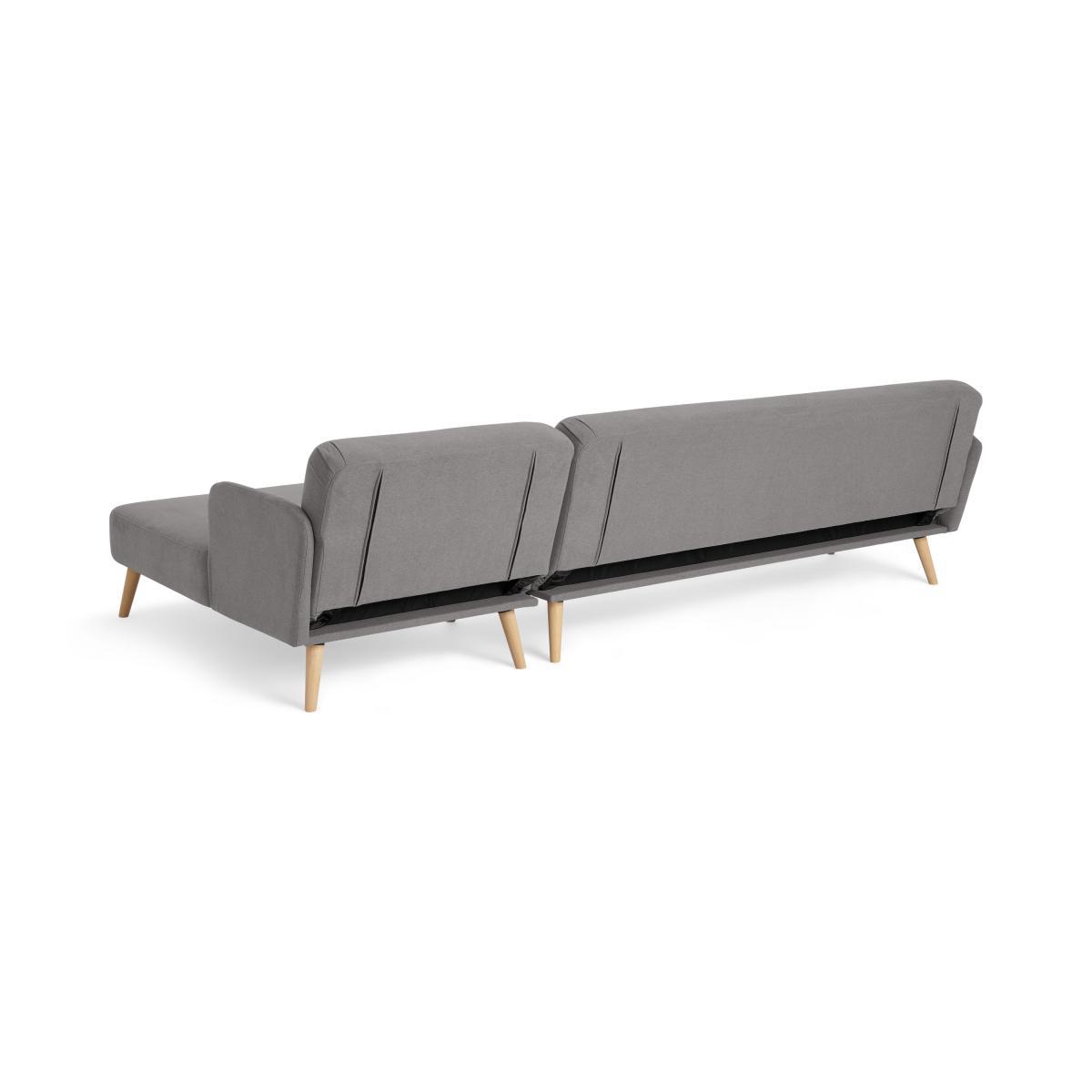 Elvi Right Hand Facing Chaise End Click Clack Sofa Bed, Marshmallow Grey – image 8