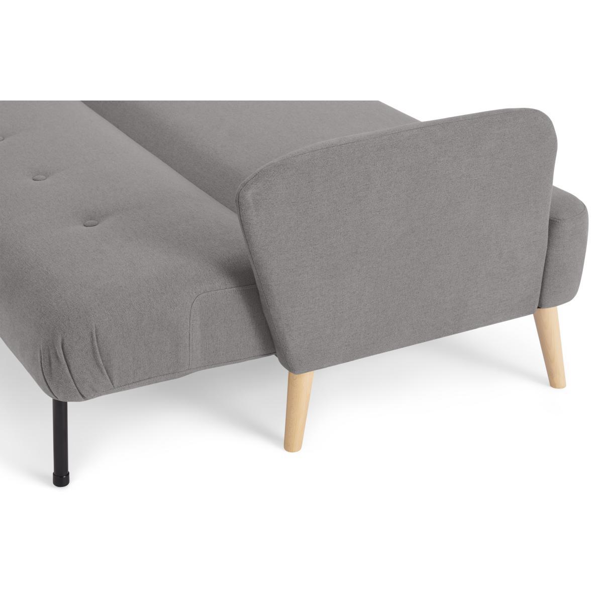 Elvi Right Hand Facing Chaise End Click Clack Sofa Bed, Marshmallow Grey – image 9