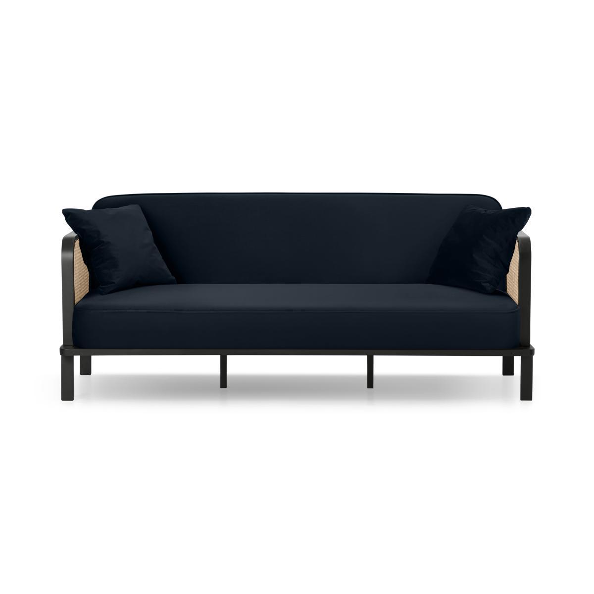 Toriko Click Clack Sofa Bed, Twilight Blue Velvet – image 2