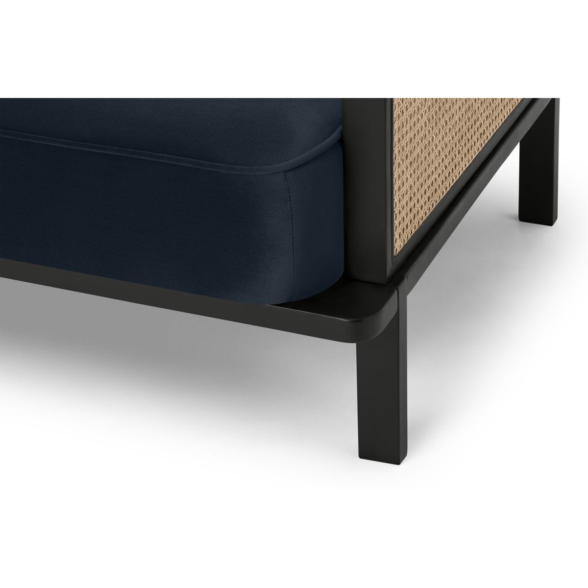 Toriko Click Clack Sofa Bed, Twilight Blue Velvet – image 7