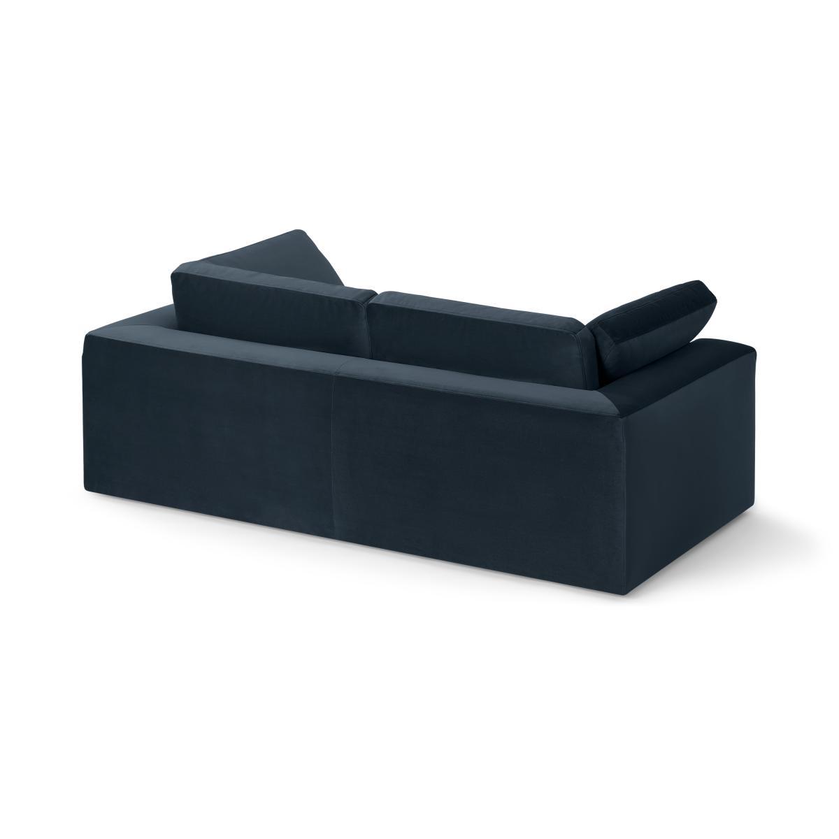 Samona 3 Seater Sofa Bed, Dark Blue Velvet – image 8