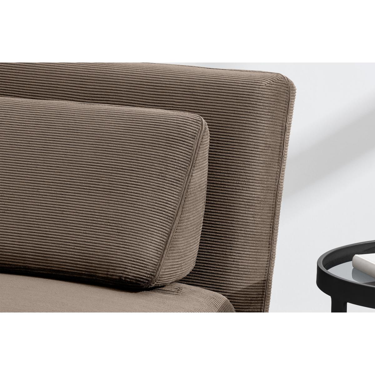 Kahlo Large Sofa Bed, Taupe Corduroy Velvet – image 7