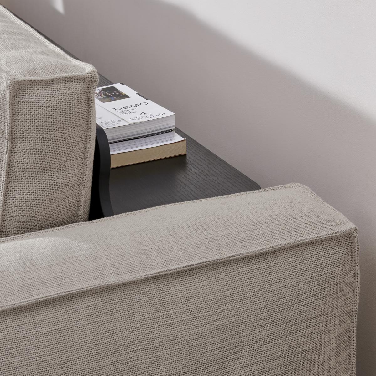 Carlo Extending Platform Sofa Bed, Latte Textured Weave – image 7