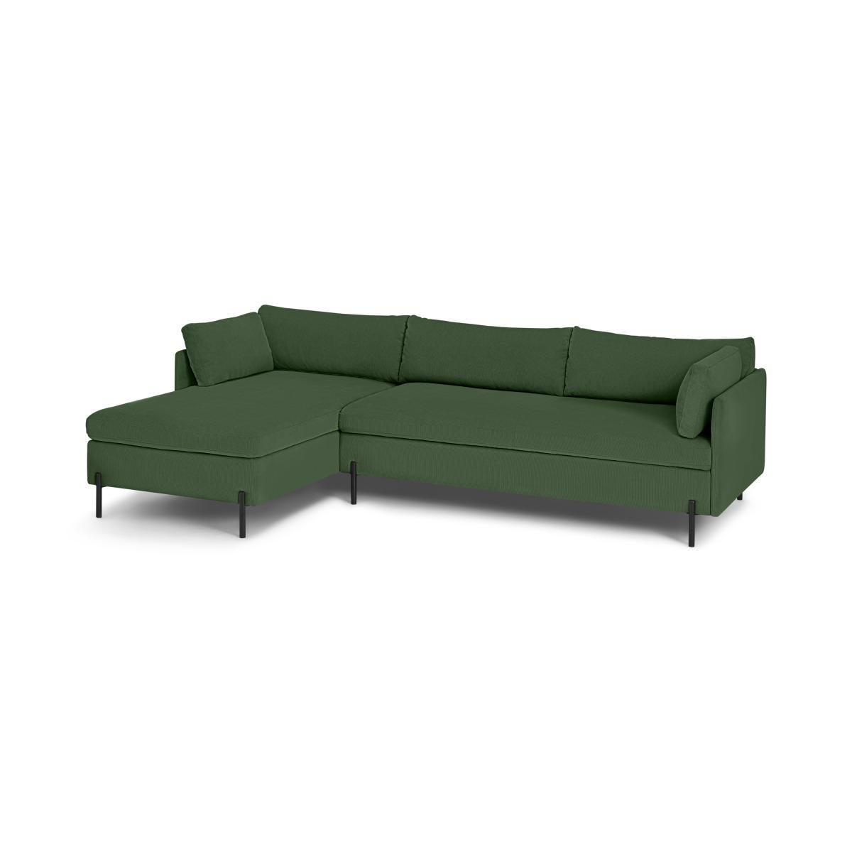 Zarina Left Hand Facing Chaise End Corner Sofa Bed, Meadow Corduroy Velvet – image 3