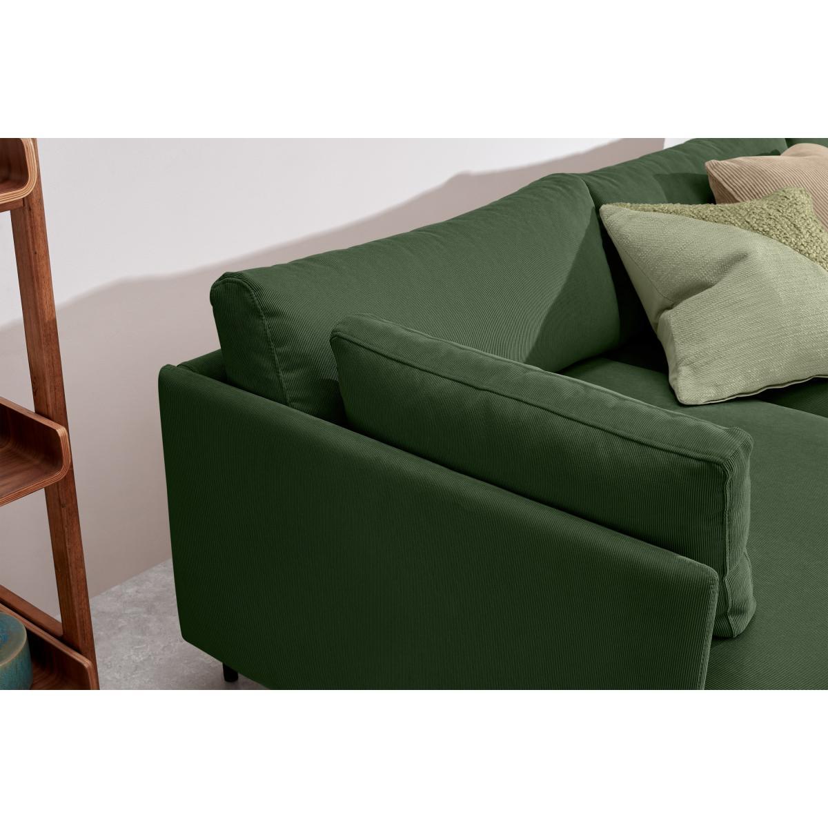 Zarina Left Hand Facing Chaise End Corner Sofa Bed, Meadow Corduroy Velvet – image 7
