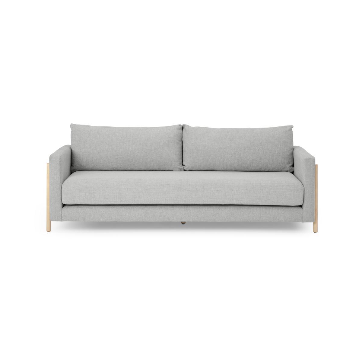 Santina 3 Seater Sofa Bed, Luna Grey Weave – image 2