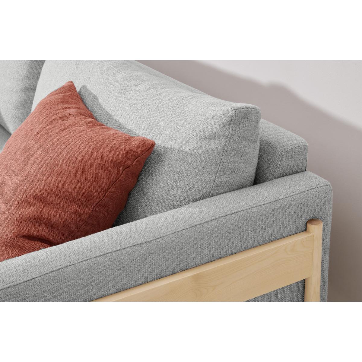 Santina 3 Seater Sofa Bed, Luna Grey Weave – image 7