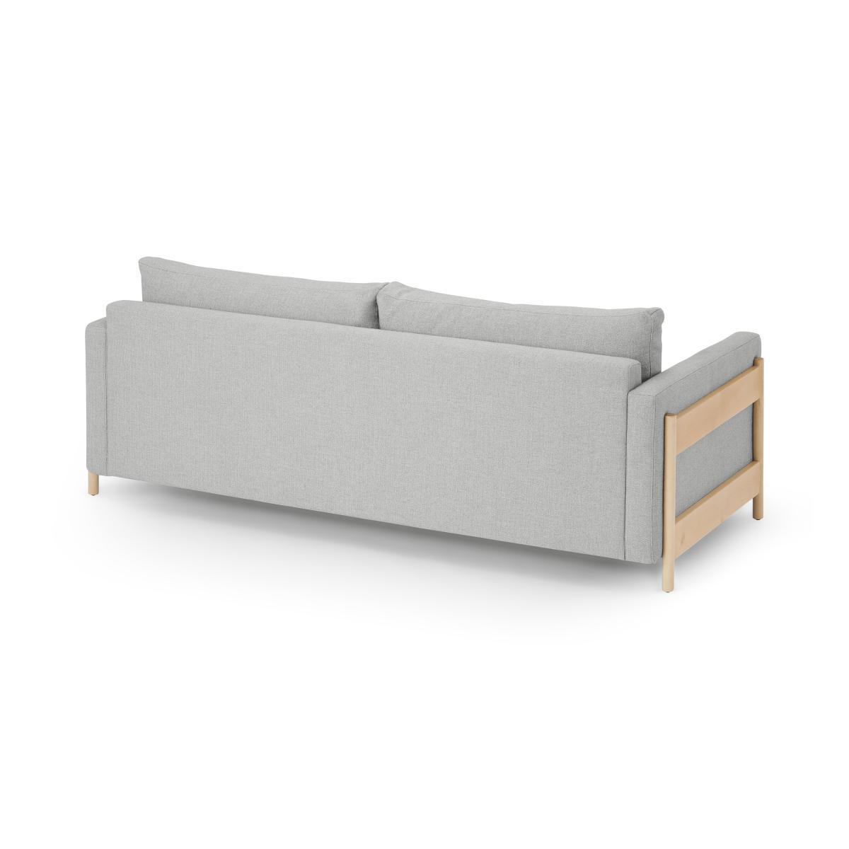 Santina 3 Seater Sofa Bed, Luna Grey Weave – image 8