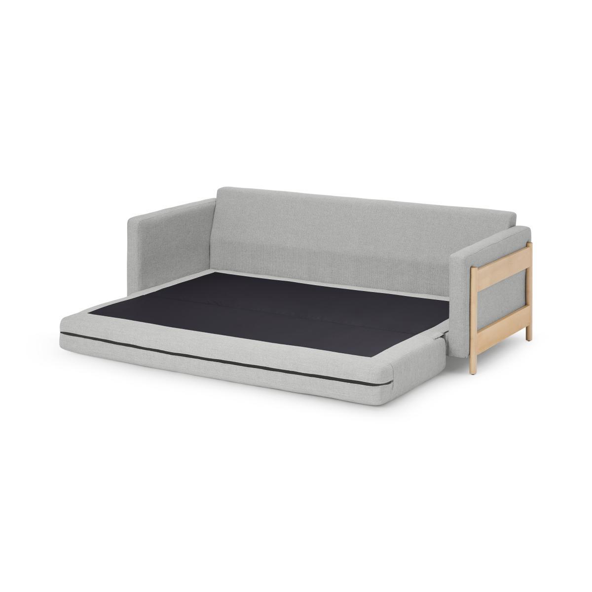 Santina 3 Seater Sofa Bed, Luna Grey Weave – image 9