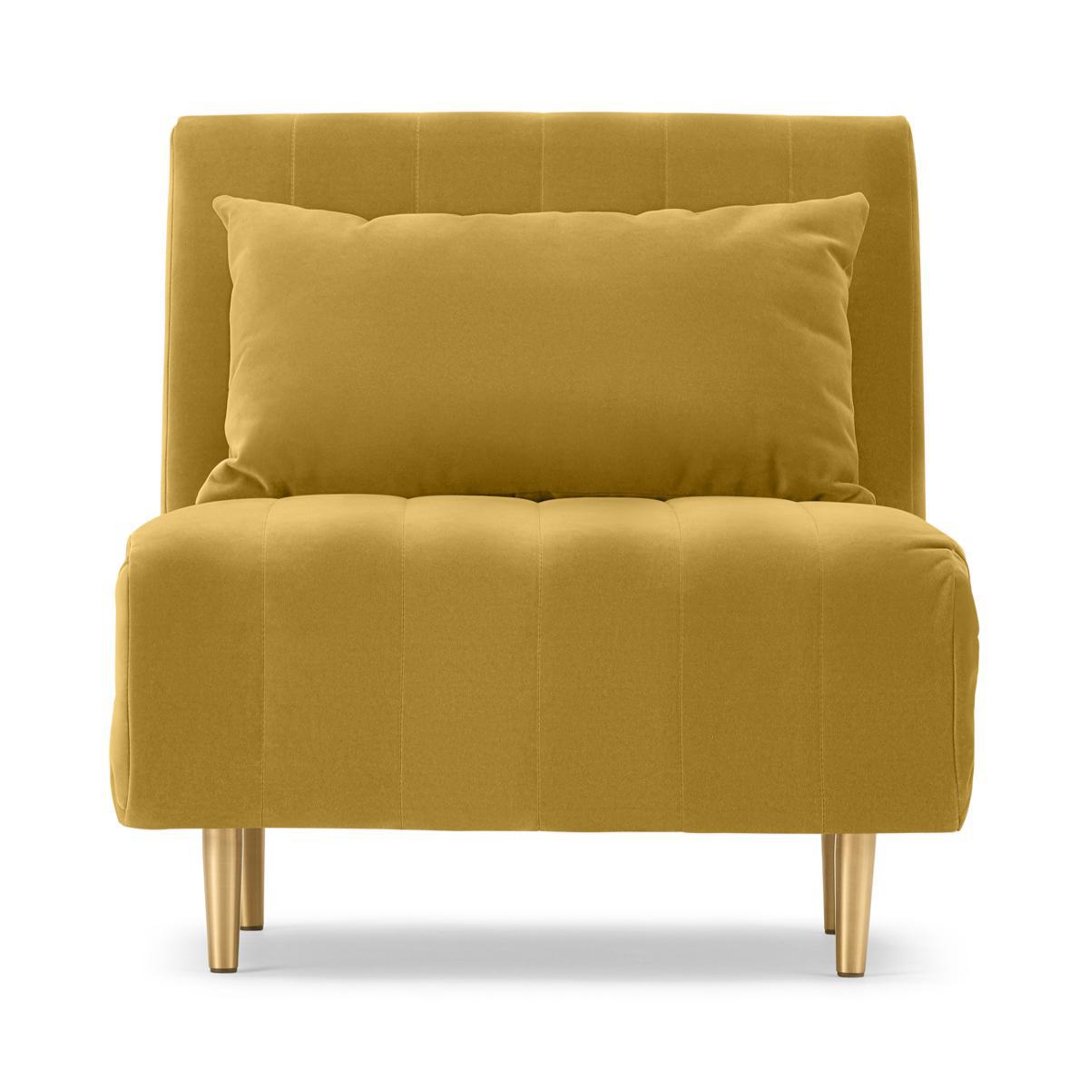 Bessie Single Sofa Bed, Antique Velvet – image 2