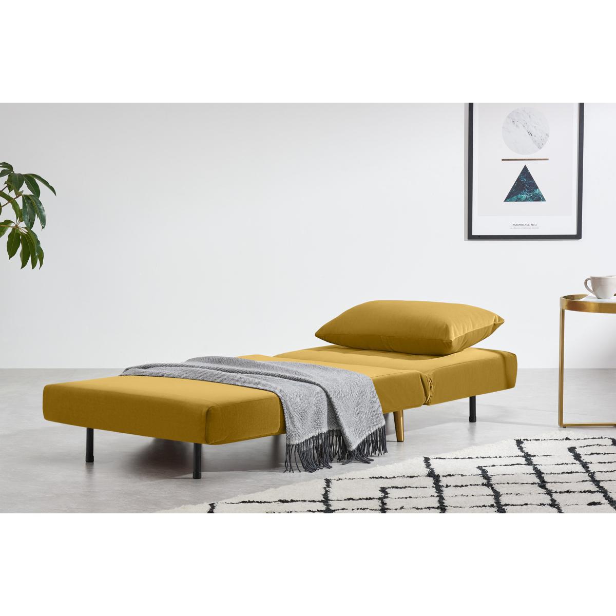 Bessie Single Sofa Bed, Antique Velvet – image 7