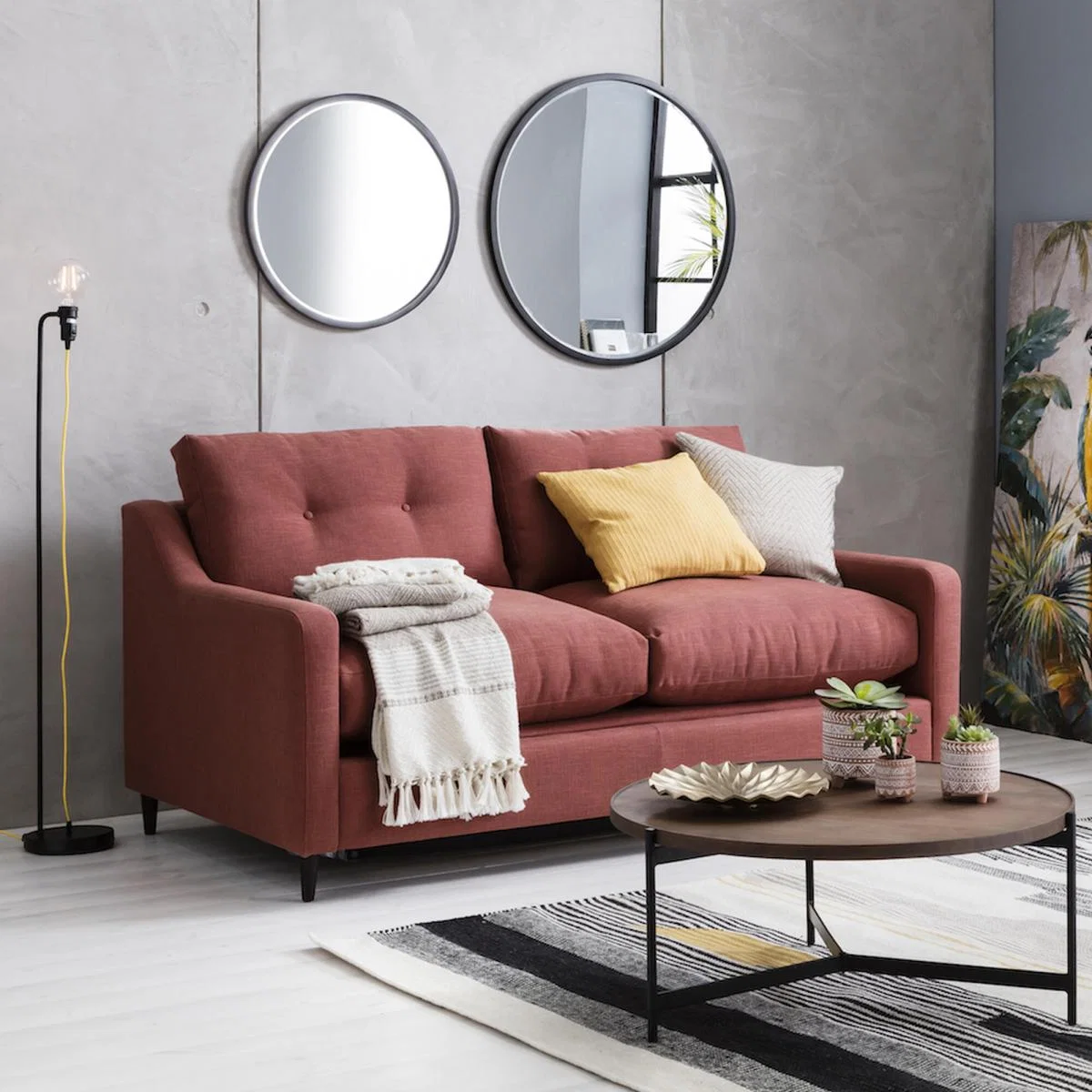 Nathan Two-Seater Sofa in Dusky Grey – image 3