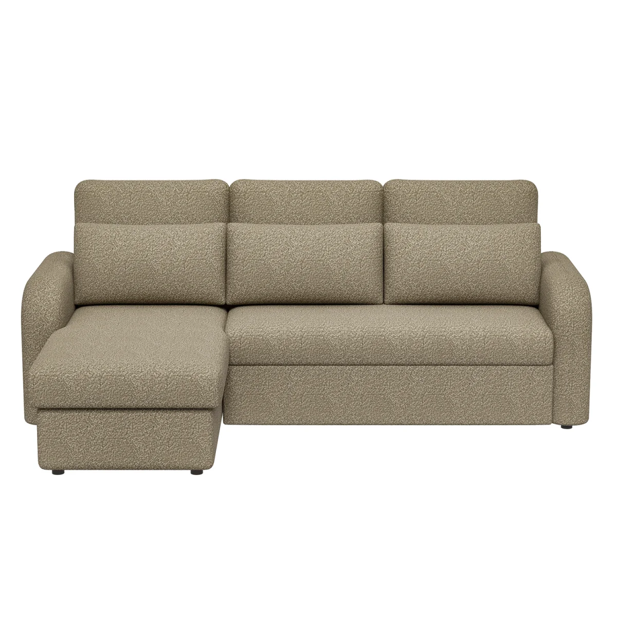 FLYN L-Shape 3-Seater Boucle Sofa Bed - Boucle Taupe – image 5