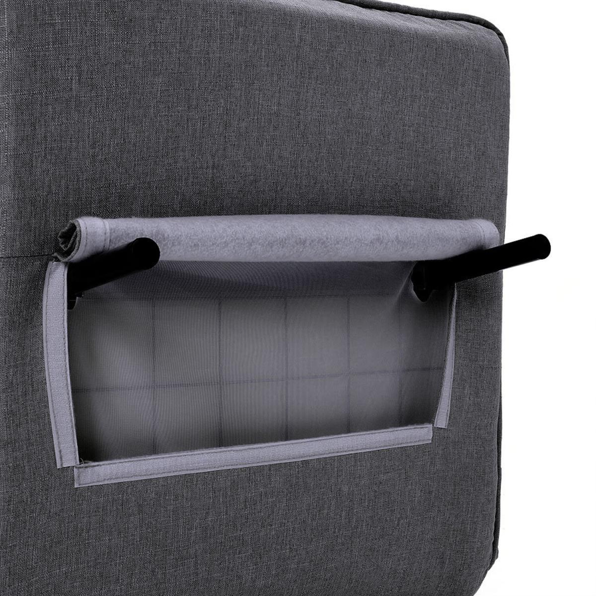 Foldable Single Sofa Bed - Grey – image 3