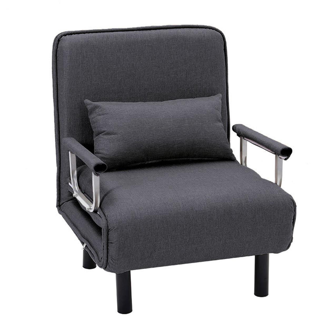 Foldable Single Sofa Bed - Grey – image 7