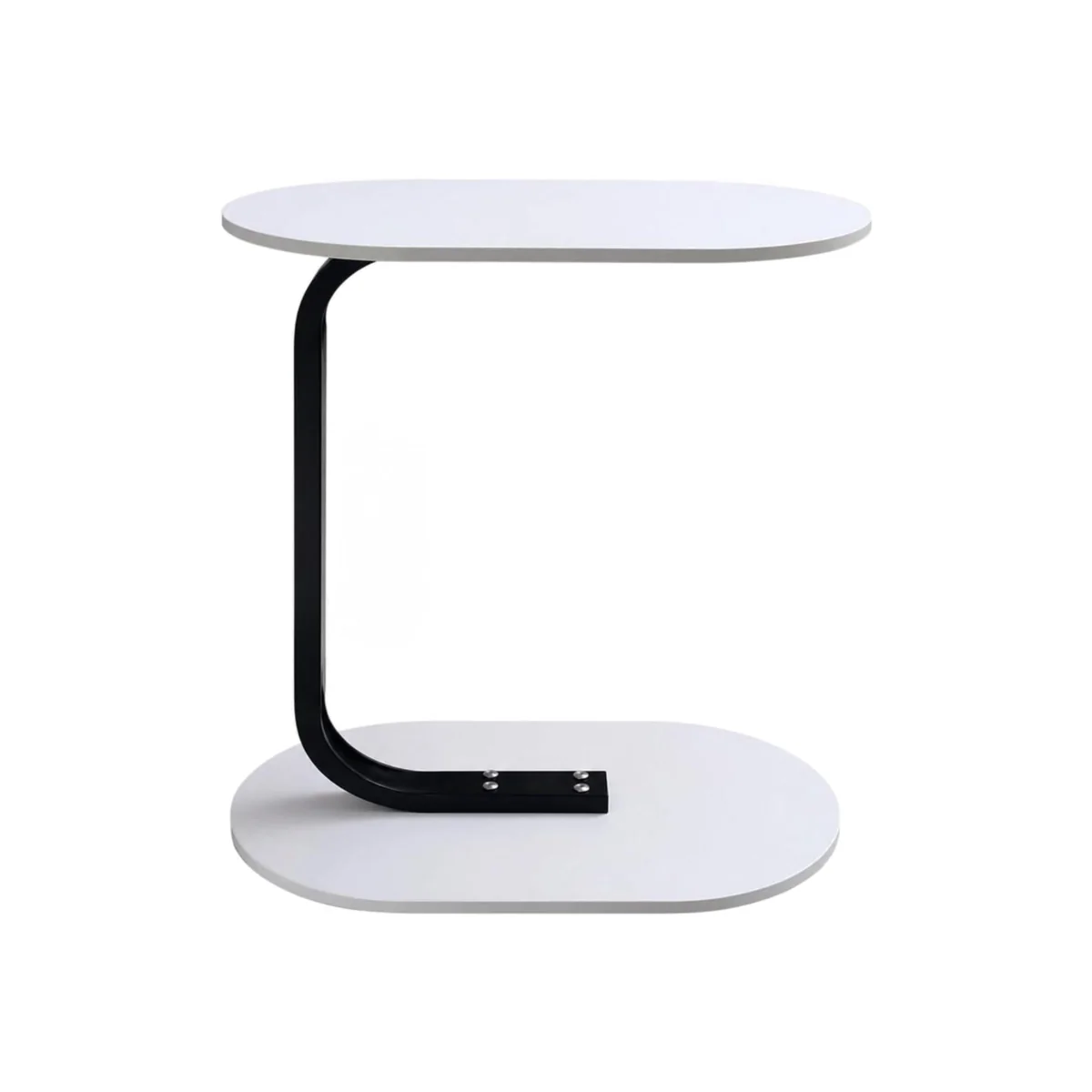 Side Table for Sofa Bed Small Snack Coffee Table - White – image 1