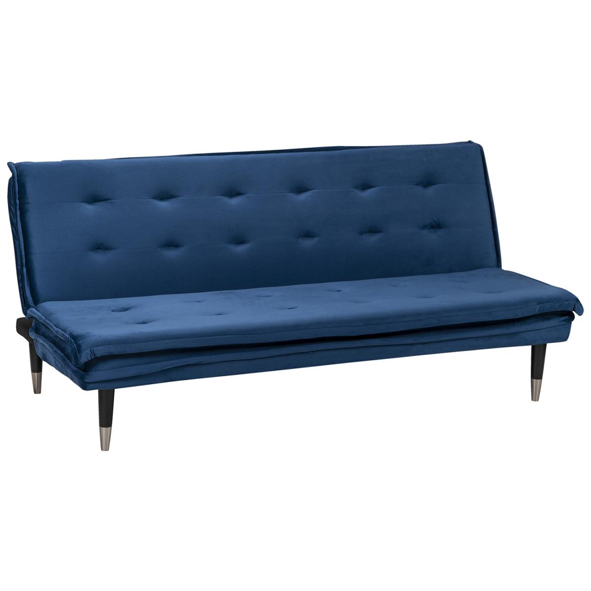 Hadley Velvet Sofa Bed - Navy – image 2
