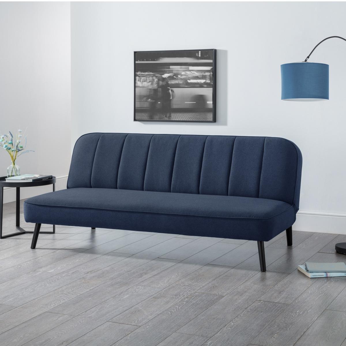 Miro Curved Back Sofabed - Blue – image 2
