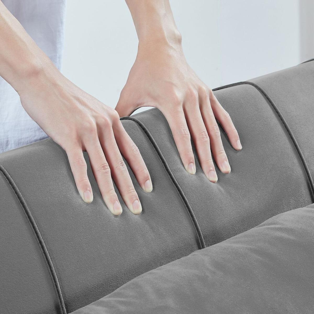 Convertible 3-in-1 Sofa Bed - Grey – image 3