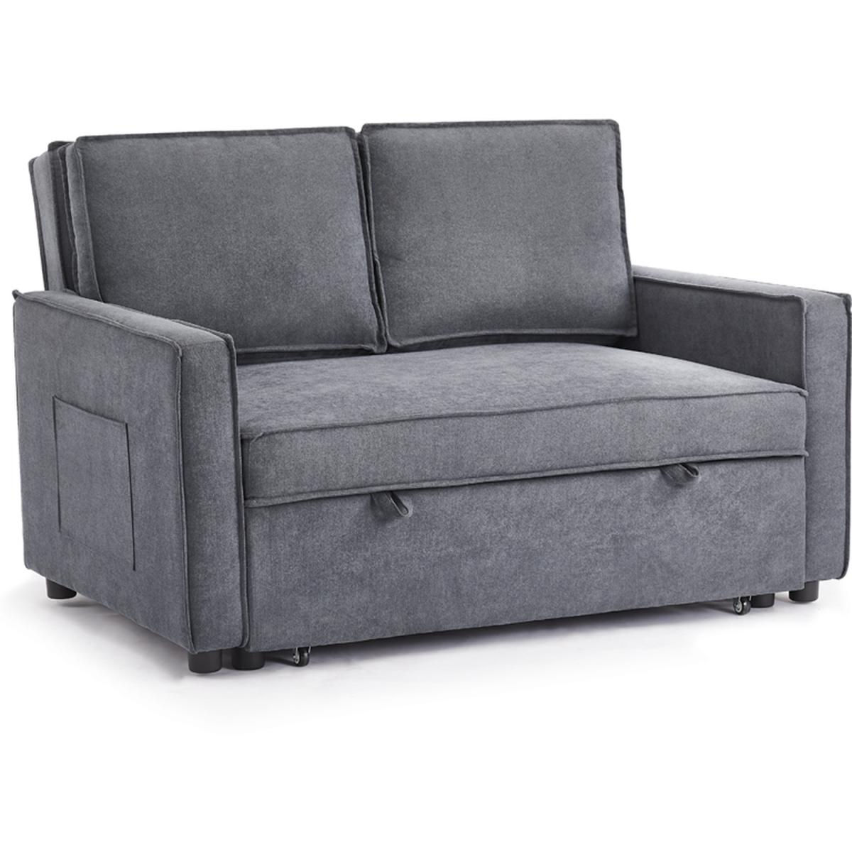 Canterbury 2 Seater Pull Out Sofa Bed Fabric - Blue Fabric – image 6