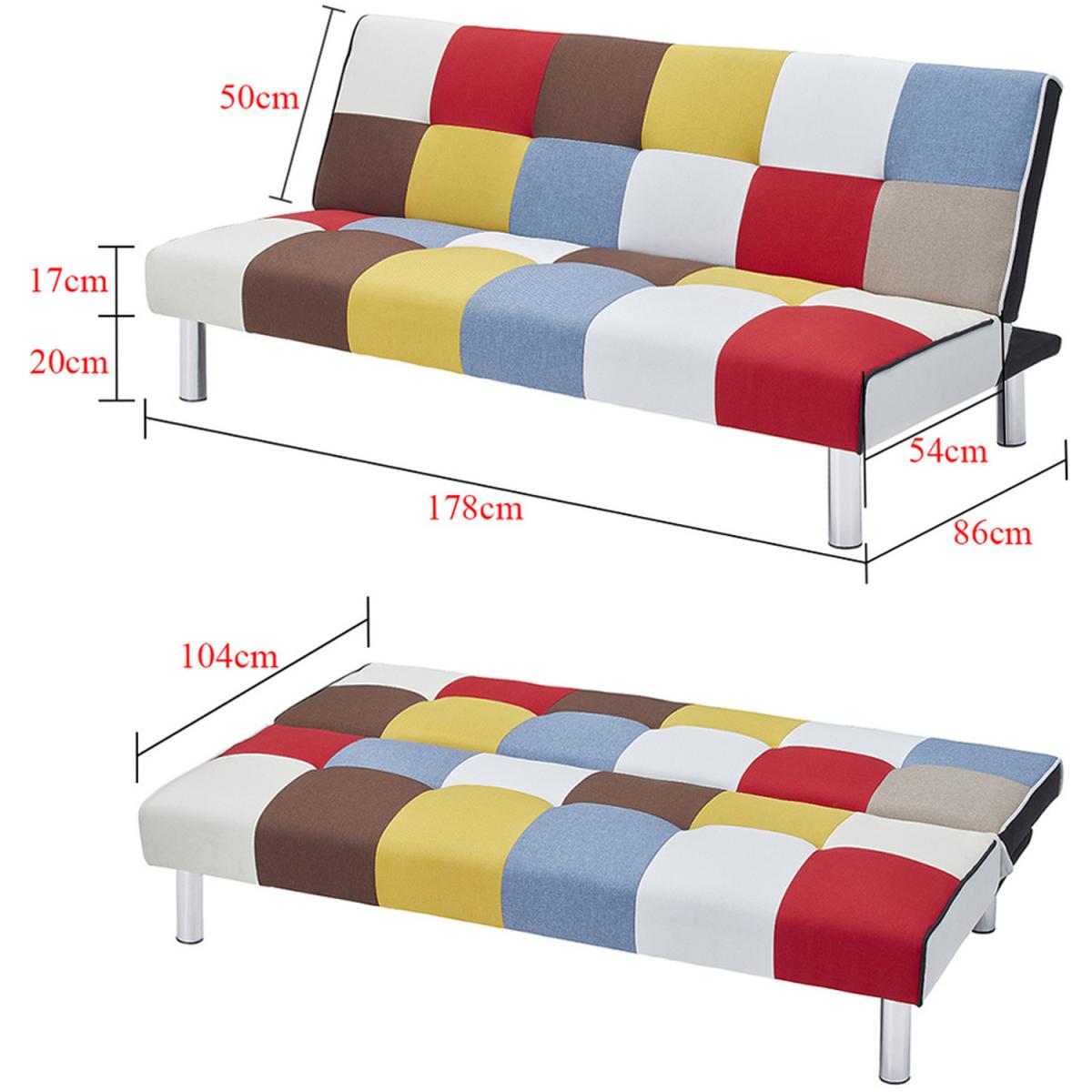 Color Block Sofa Bed - Stitching Colour – image 5
