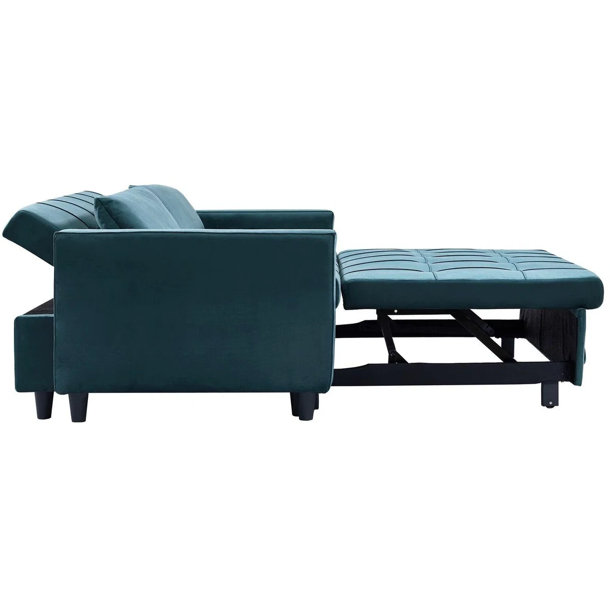 Convertible 3-in-1 Sofa Bed - Green – image 12