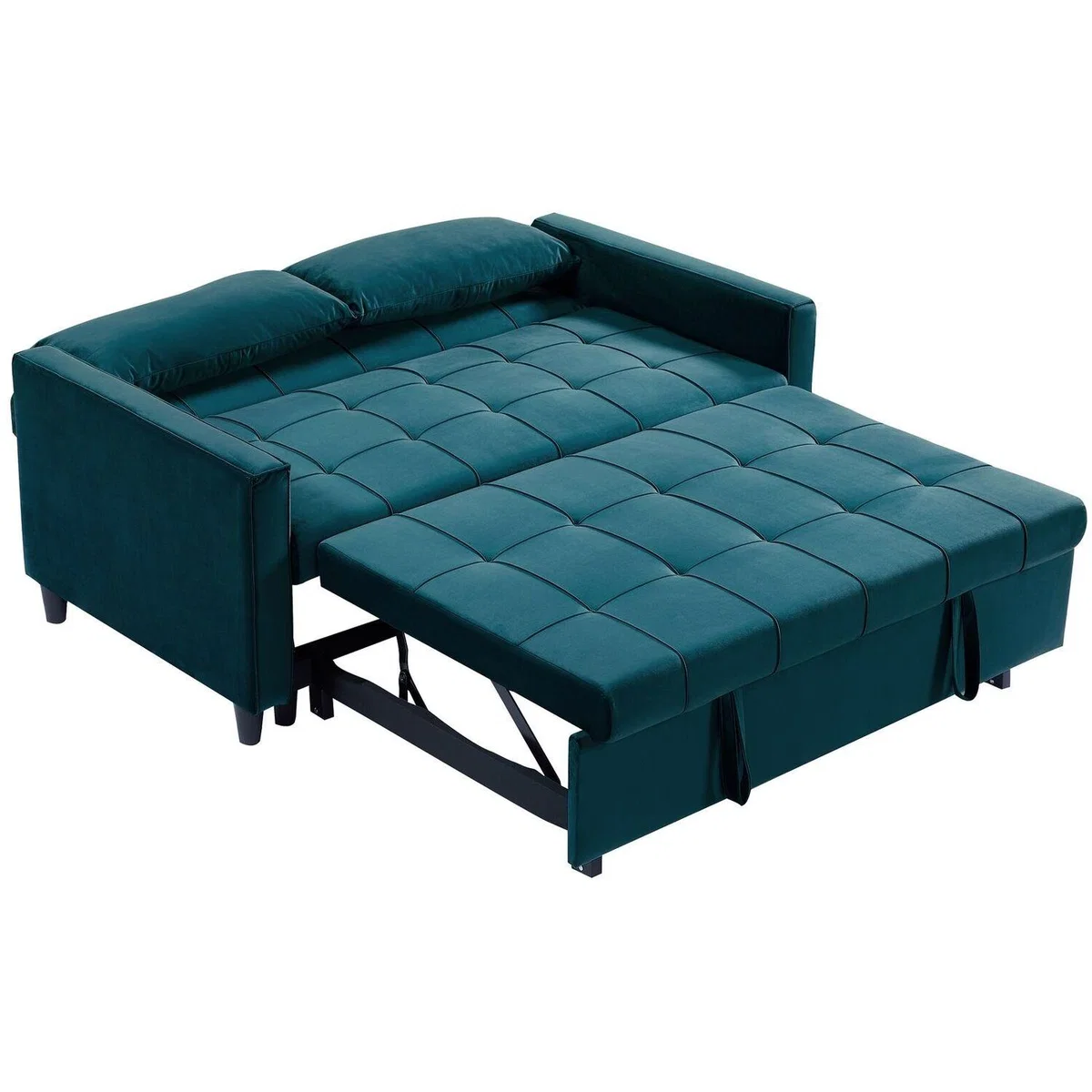 Convertible 3-in-1 Sofa Bed - Green – image 14