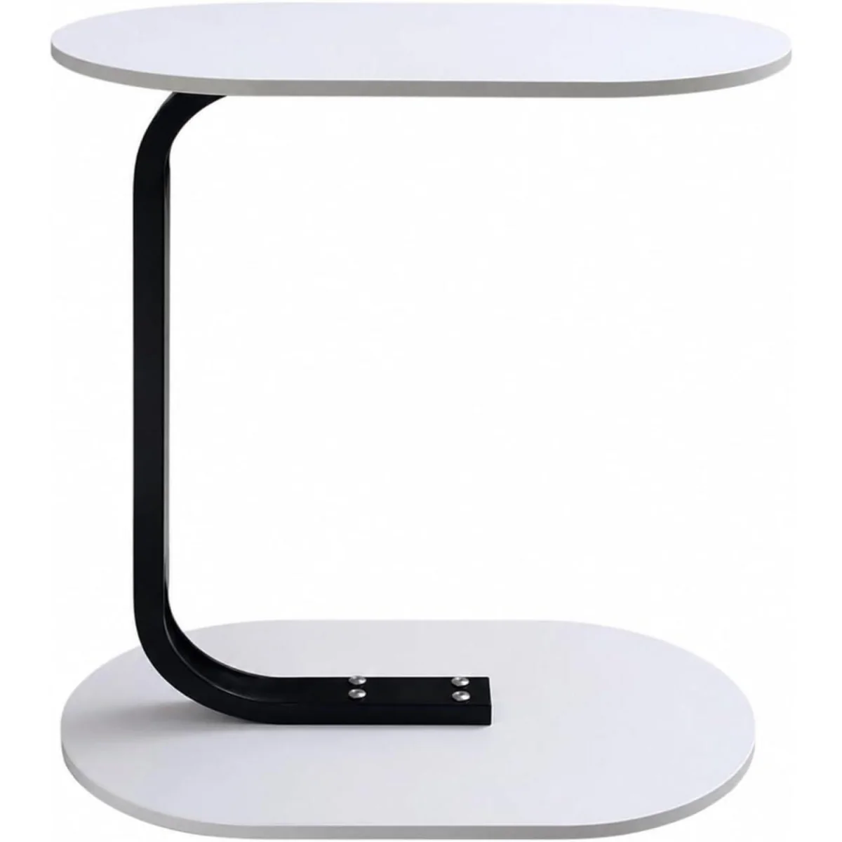 Side Table for Sofa Bed Small Snack Coffee Table - Brown – image 10