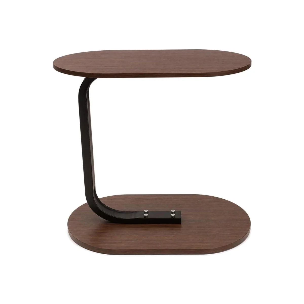 Side Table for Sofa Bed Small Snack Coffee Table - Brown – image 1
