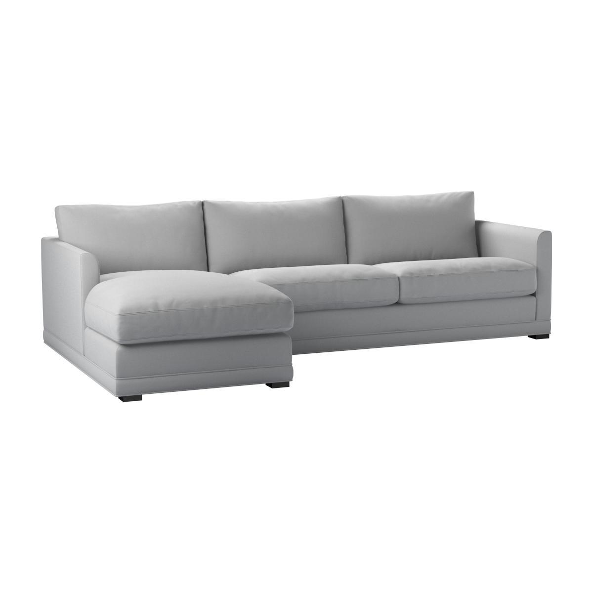Aissa Large LHF Chaise Sofa in Graphite Smart Cotton - sofa.com