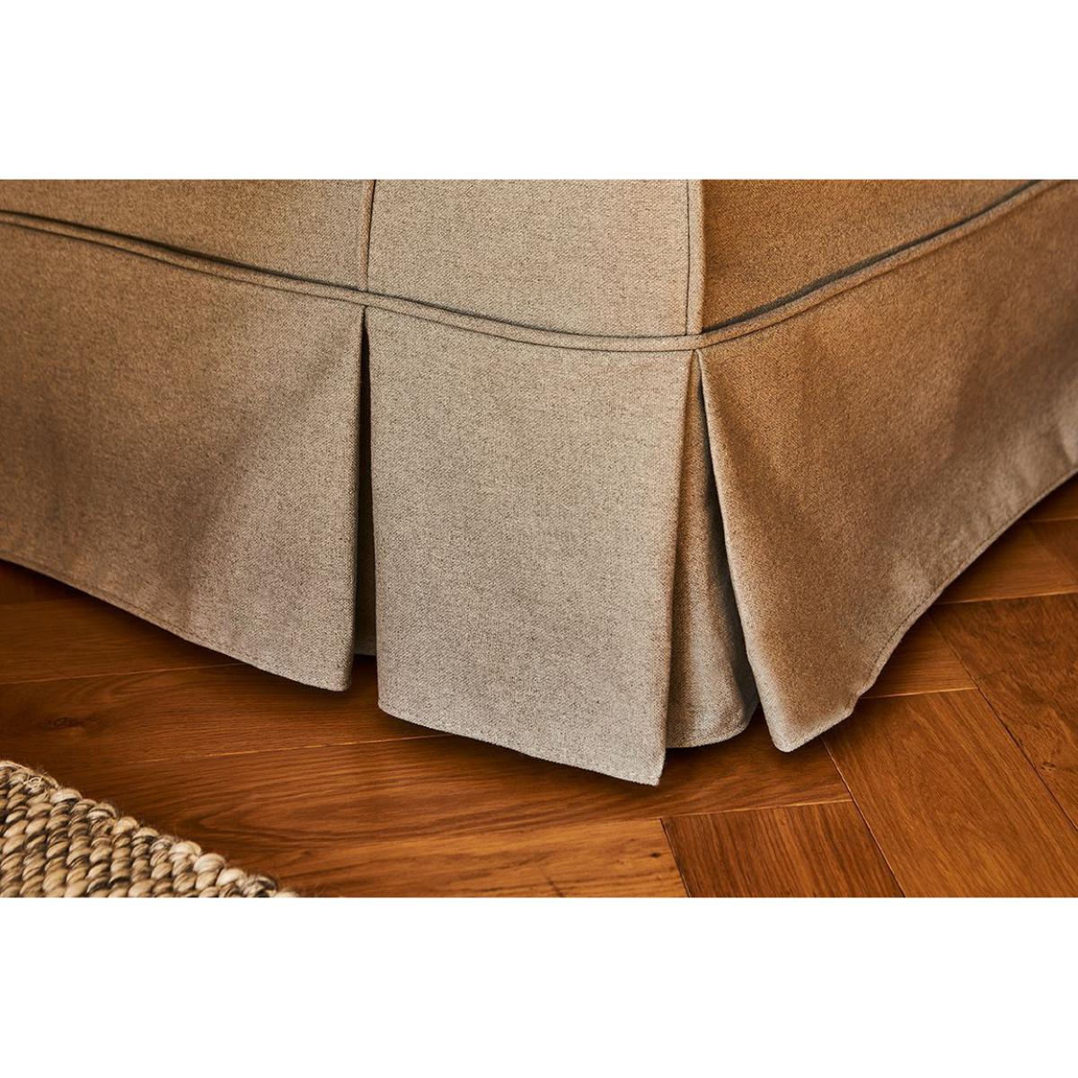 Aspen Cushion Back 2 Seat Sofa Bed in Grey Marl Highland Tweed - sofa.com – image 3