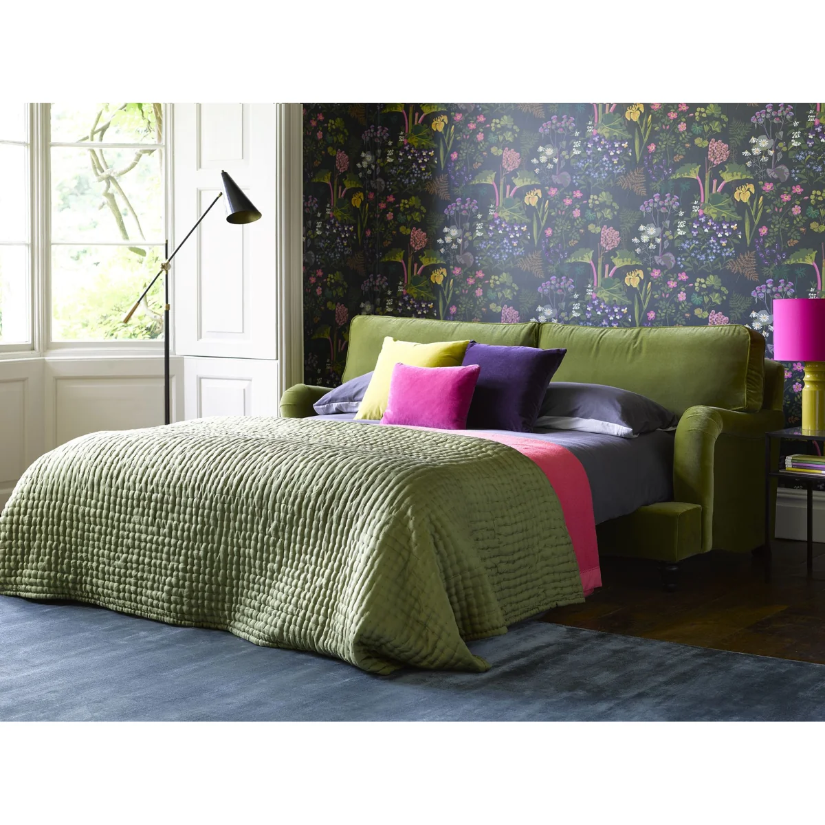 Perfectly Pristine Bluebell 2.5 Seat Sofabed in Alabaster Brushed Linen Cotton - sofa.com – image 3